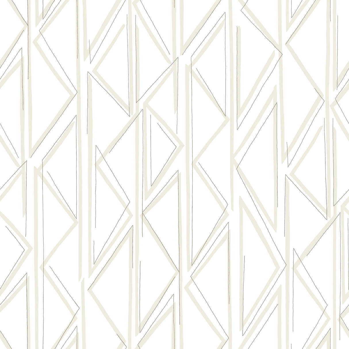 York PSW1498RL Sideways Sketch Beige Wallpaper