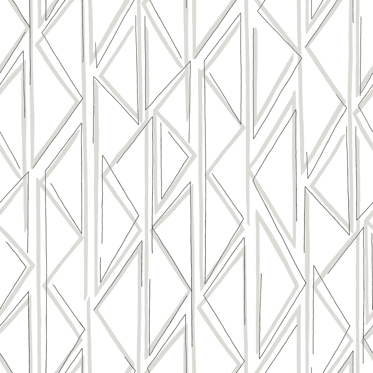 York PSW1500RL Sideways Sketch Grey Wallpaper
