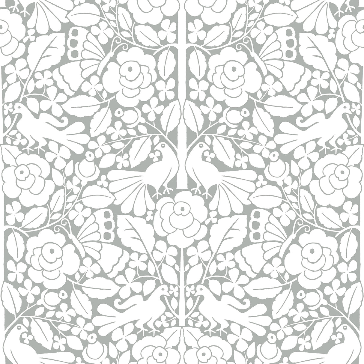 York PSW1506RL Fairy Tales Grey Wallpaper