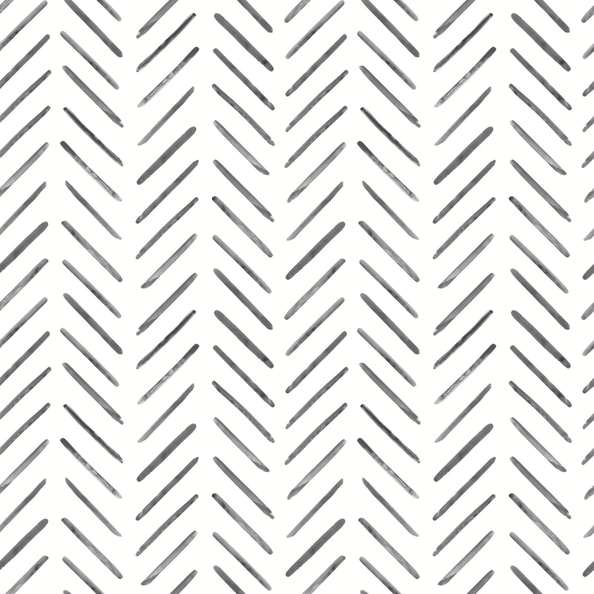 York PSW1525RL Painted Herringbone Black Peel & Stick Wallpaper