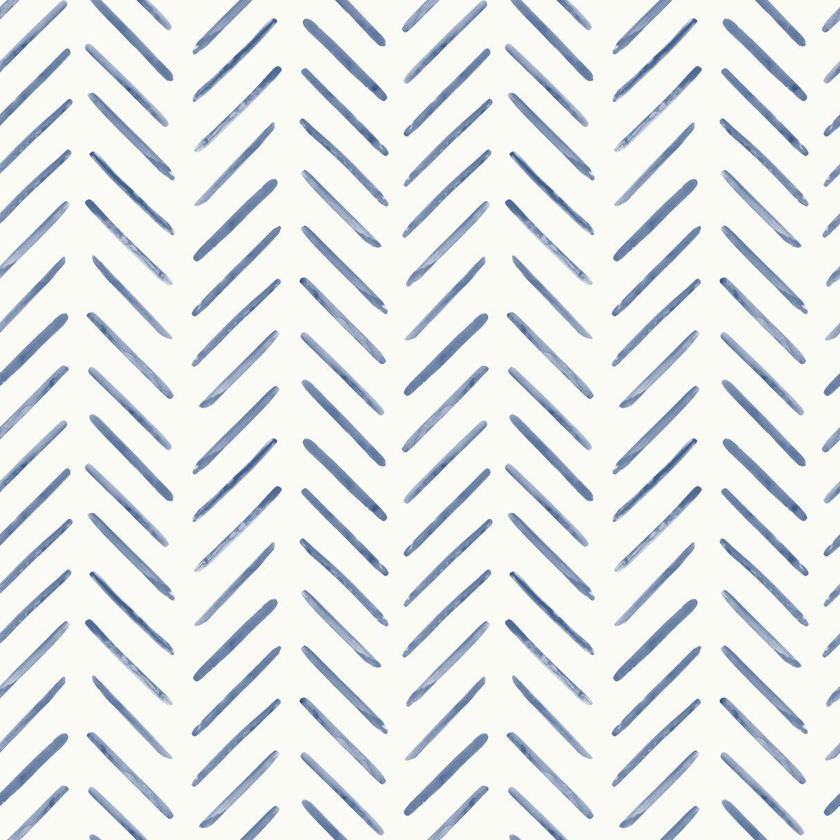 York PSW1526RL Painted Herringbone Navy Peel & Stick Wallpaper