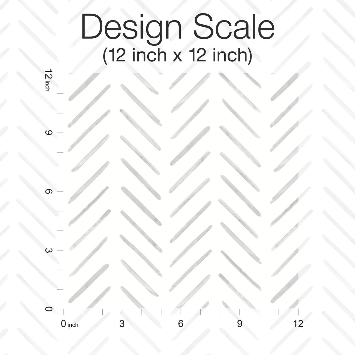 York PSW1527RL Painted Herringbone Fog Peel & Stick Wallpaper