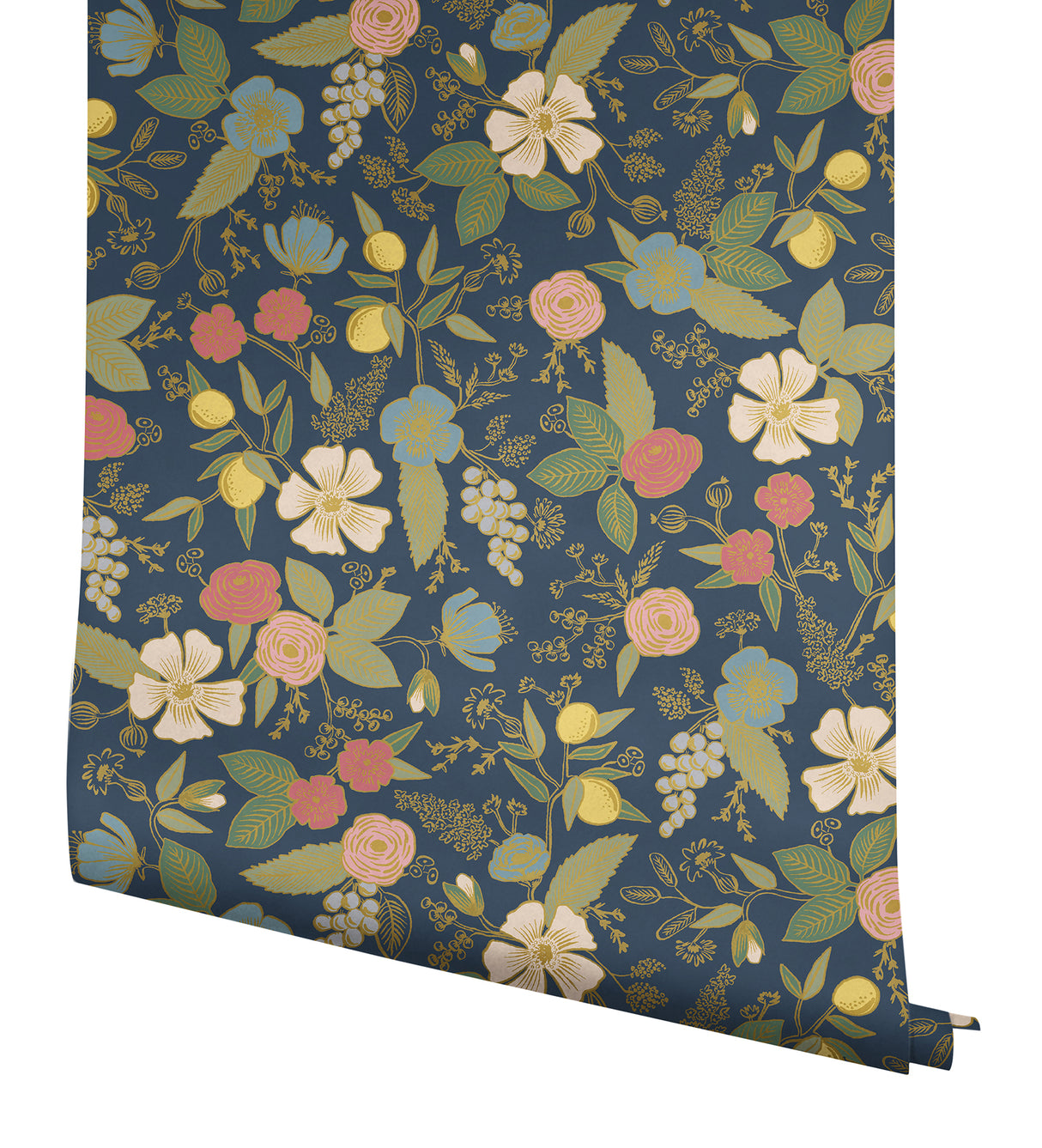 York PSW1534RL Colette Navy Peel & Stick Wallpaper