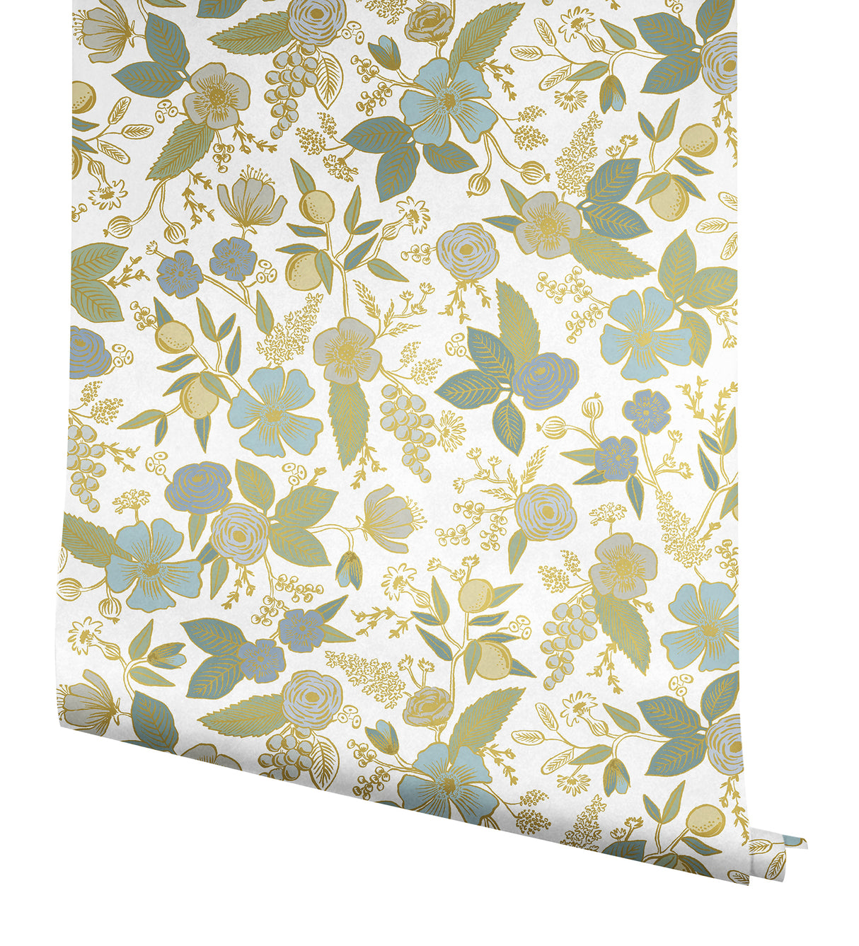 York PSW1535RL Colette Blue Multicolor Peel & Stick Wallpaper