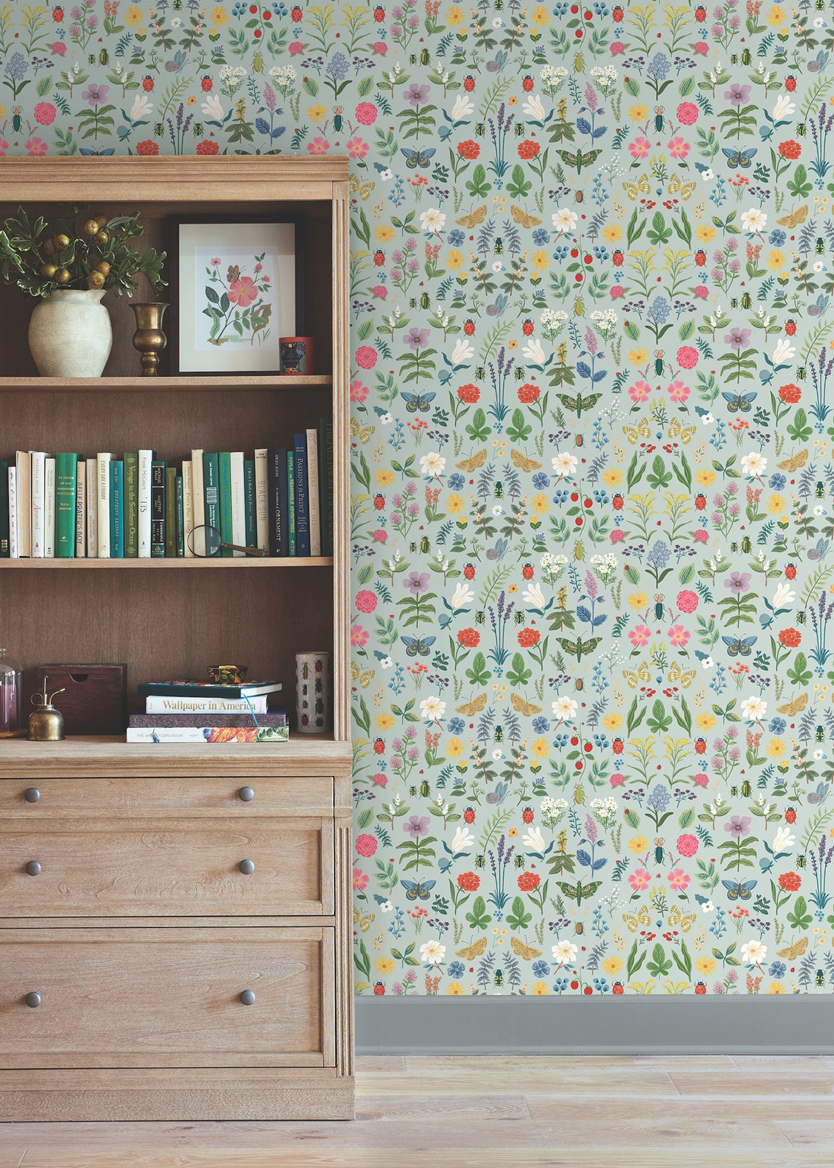 York PSW1540RL Curio Mint Peel & Stick Wallpaper