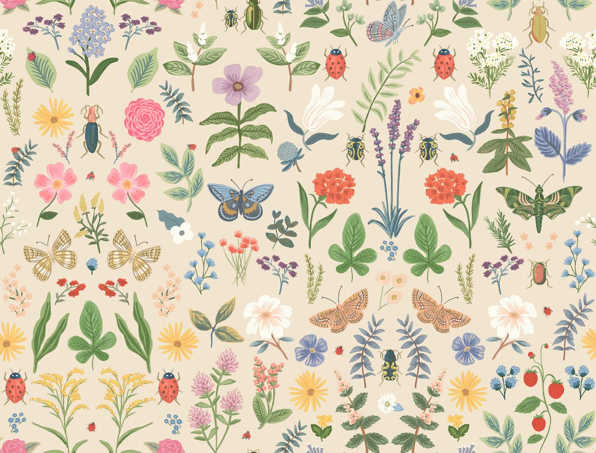 York PSW1542RL Curio Cream Peel & Stick Wallpaper