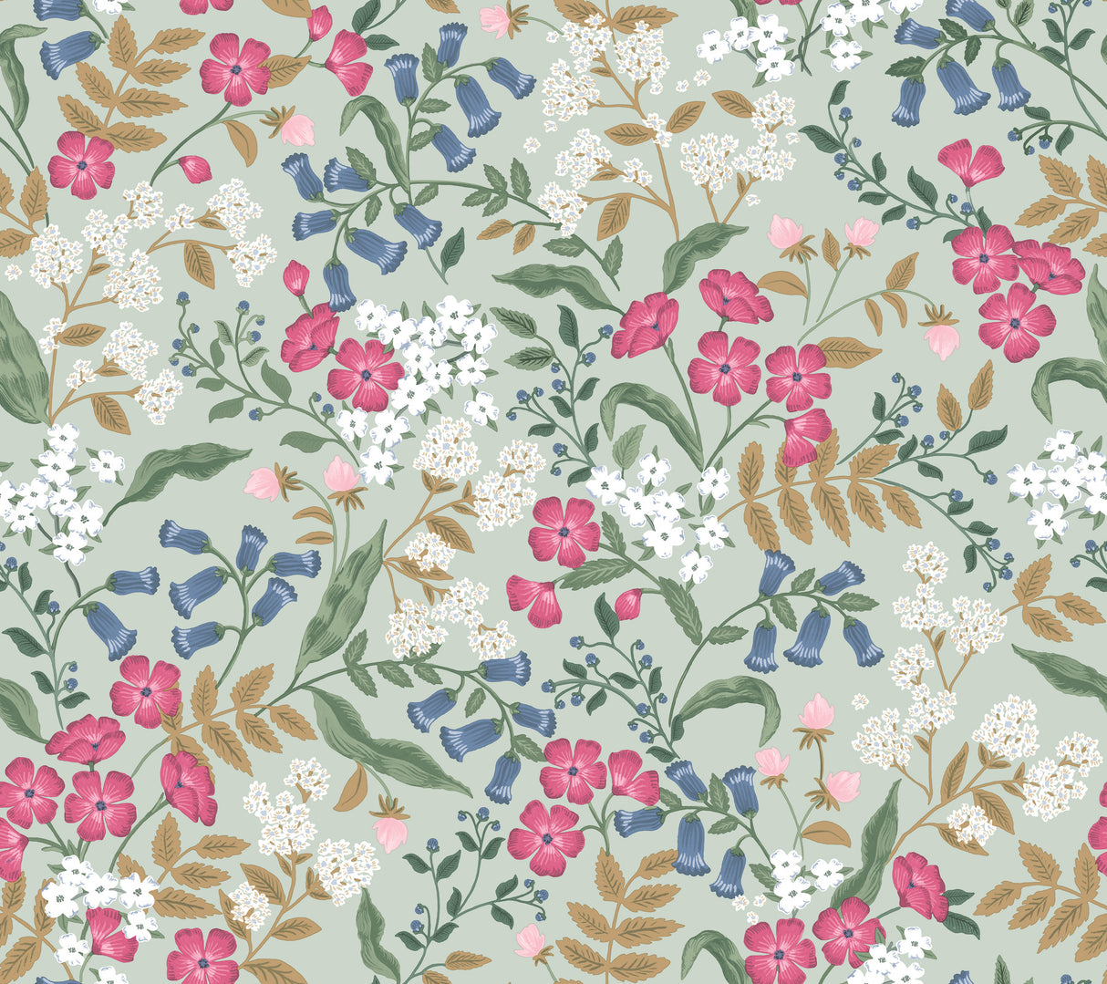 York PSW1545RL Sweetbrier Mint Peel & Stick Wallpaper