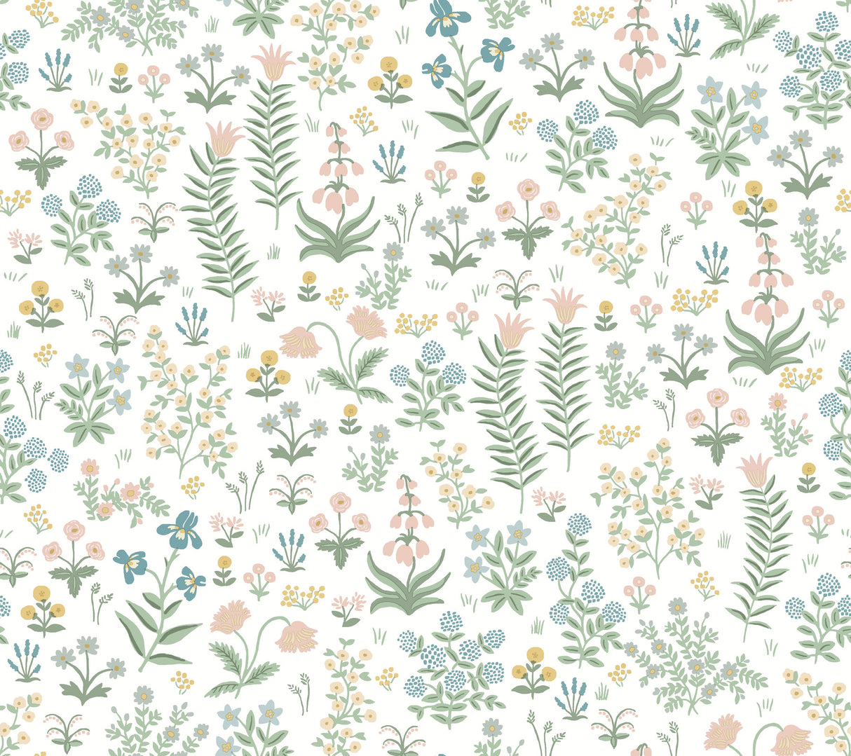 York PSW1550RL Menagerie Garden Blush Multicolor Peel & Stick Wallpaper
