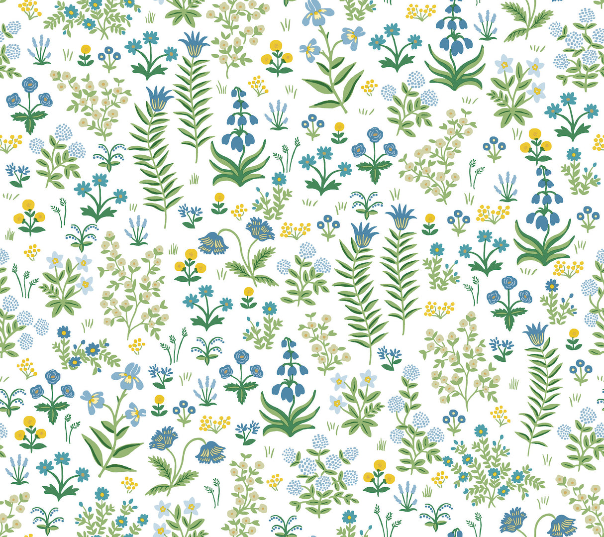 York PSW1551RL Menagerie Garden Blue Multicolor Peel & Stick Wallpaper