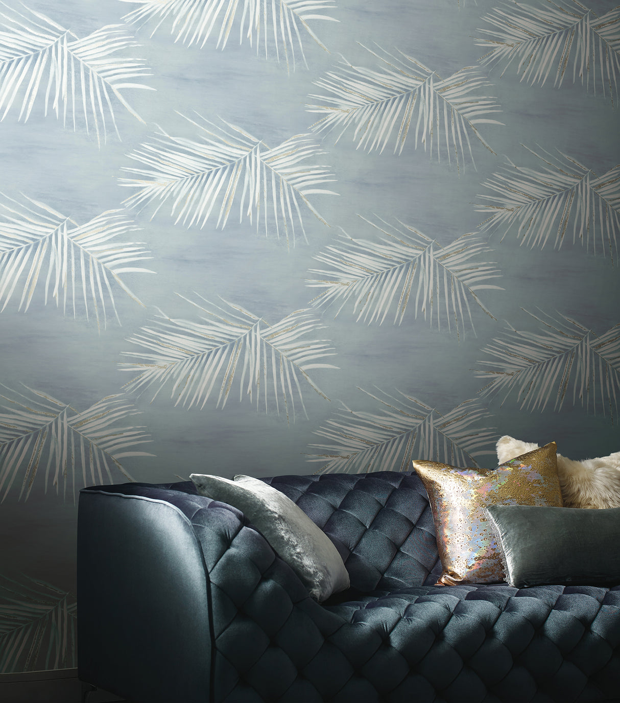 York PSW1554RL Endless Summer Blue Peel & Stick Wallpaper