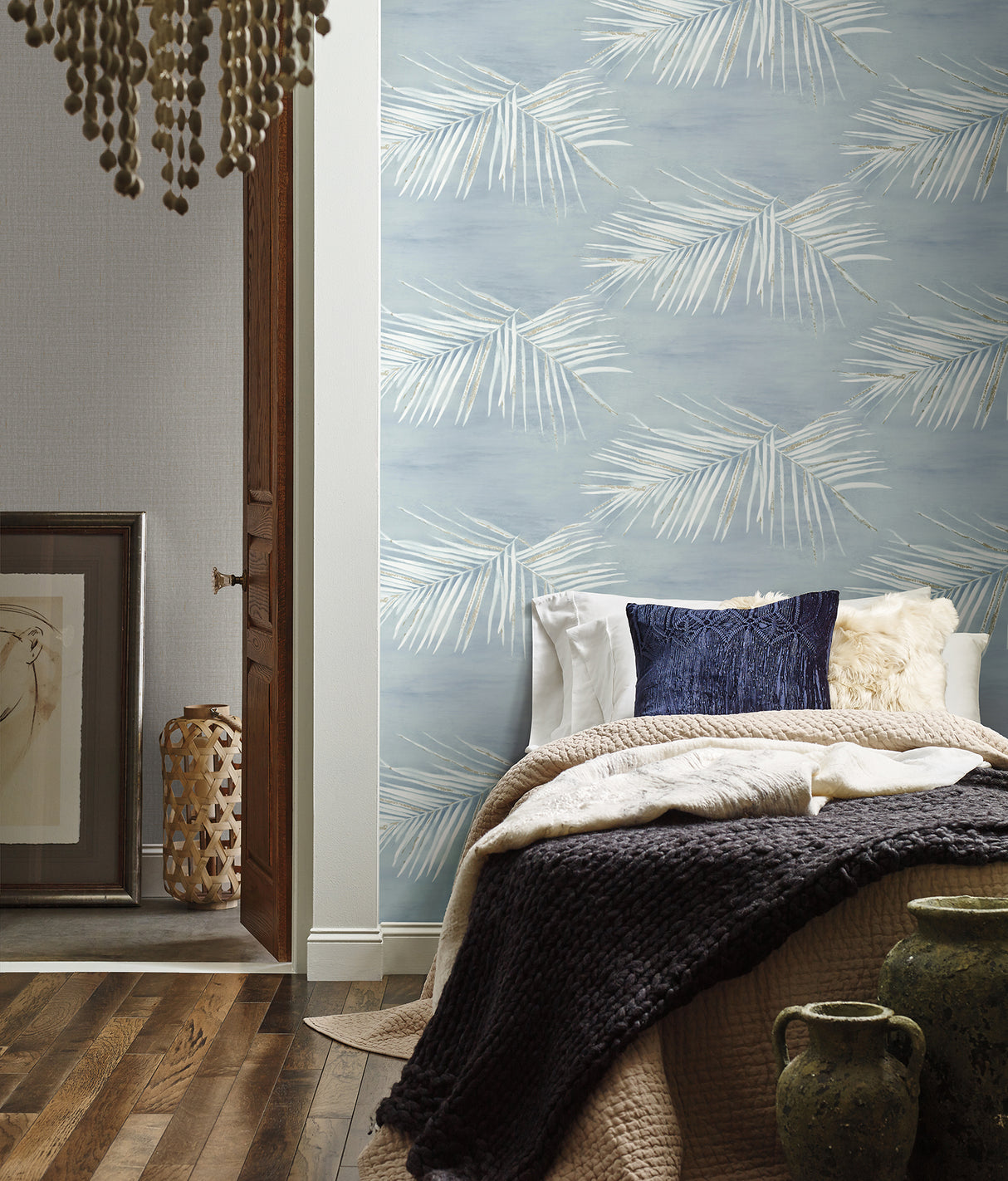 York PSW1554RL Endless Summer Blue Peel & Stick Wallpaper