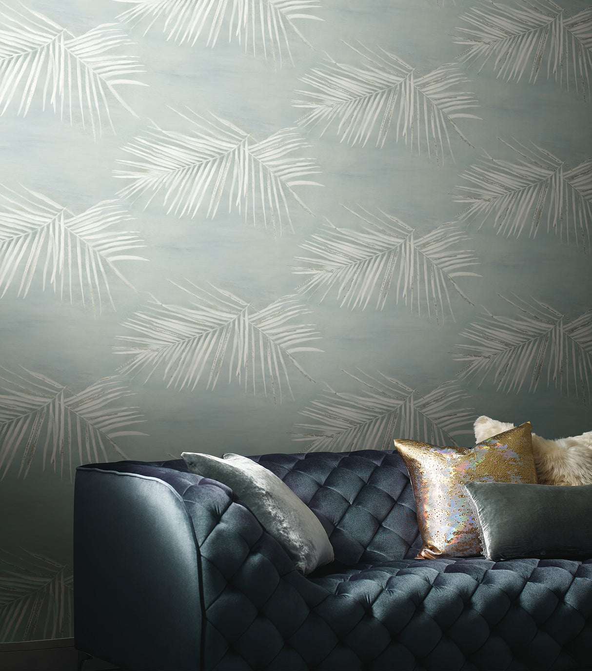 York PSW1557RL Endless Summer Jade Peel & Stick Wallpaper