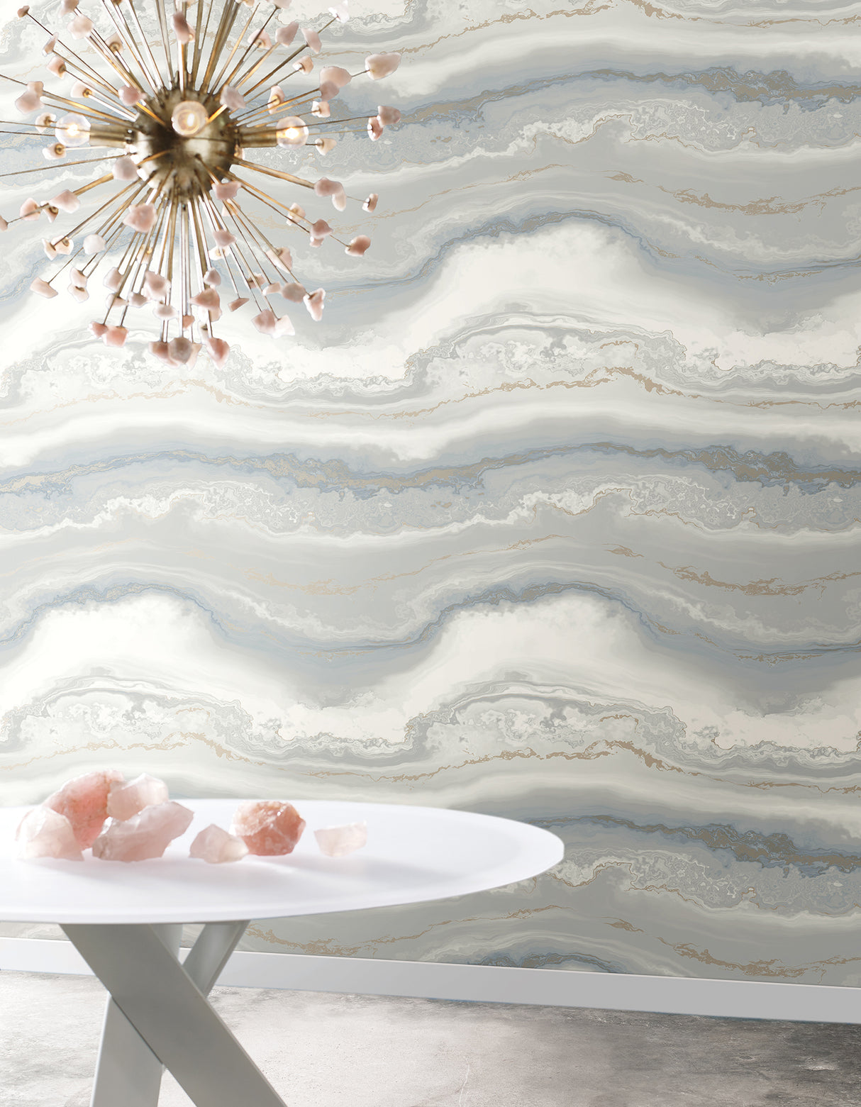 York PSW1559RL Monarch Onyx Peel & Stick Wallpaper