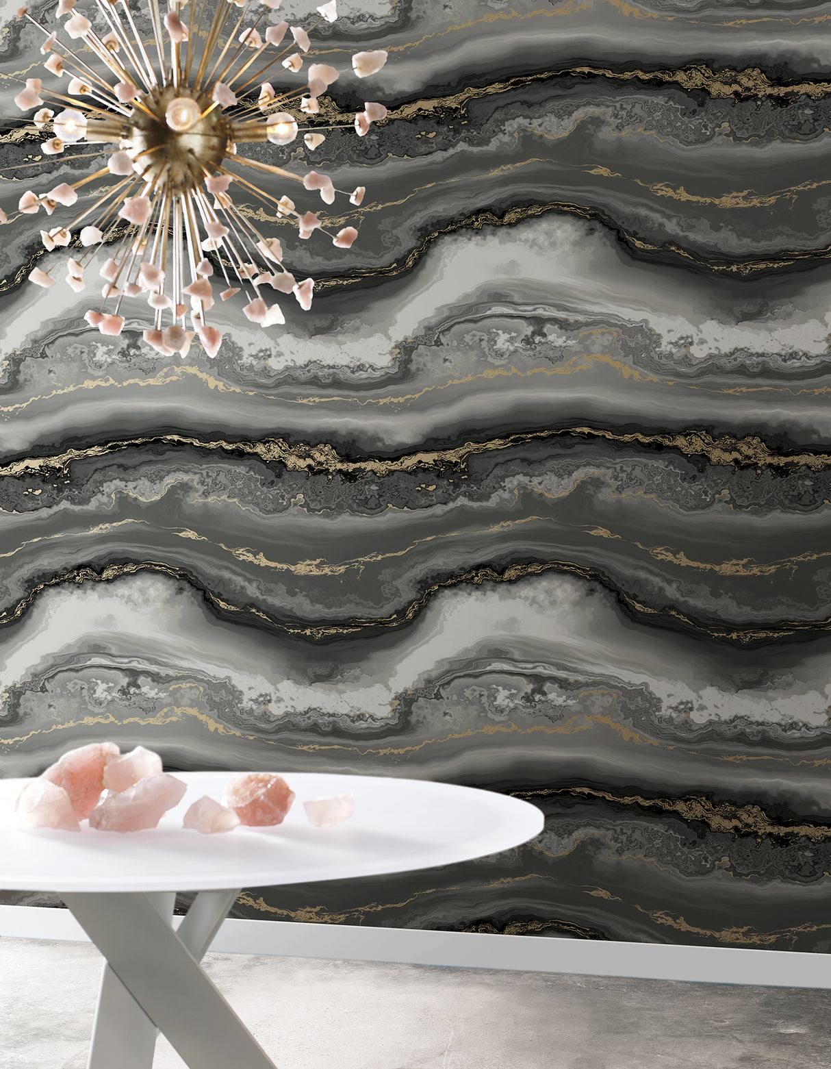 York PSW1561RL Monarch Pink Peel & Stick Wallpaper