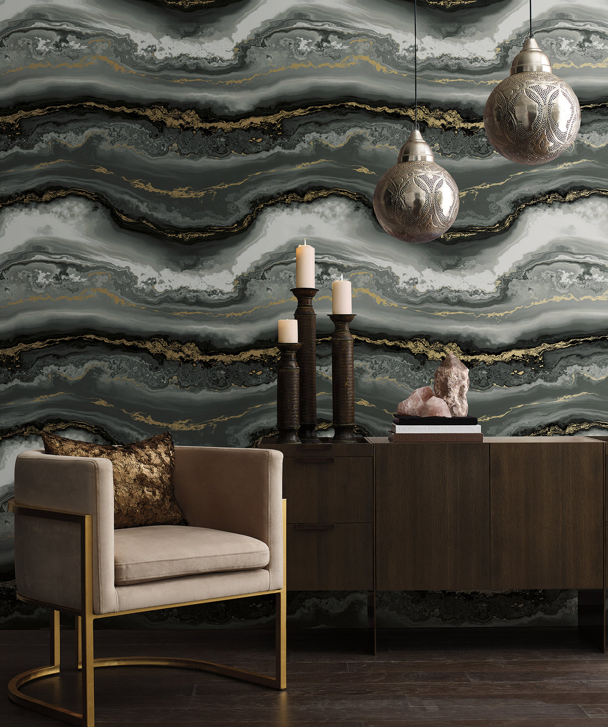 York PSW1561RL Monarch Pink Peel & Stick Wallpaper