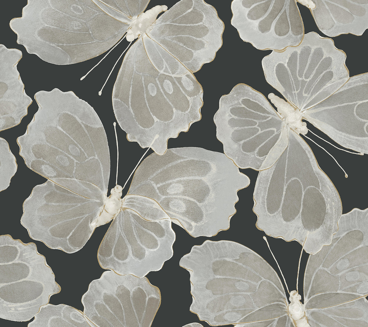 York PSW1565RL Inner Peace Salt Grey Peel & Stick Wallpaper