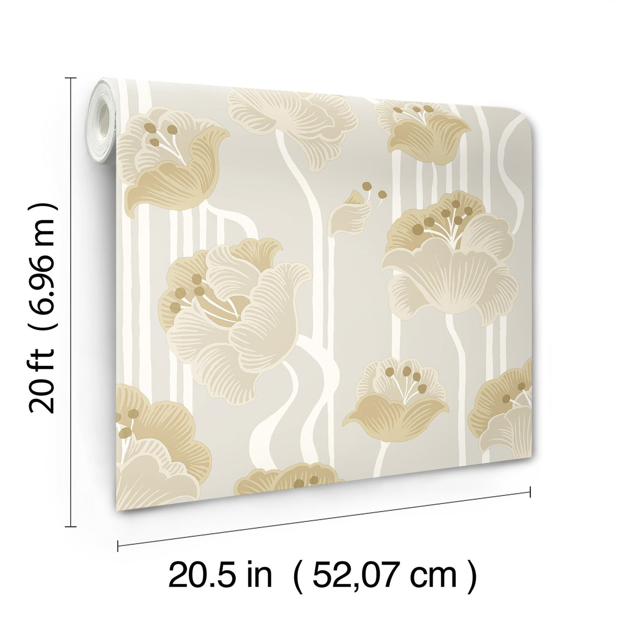 York PSW1569RL Shirley Premium Peel + Stick Wallpaper - Eade's Wallpaper