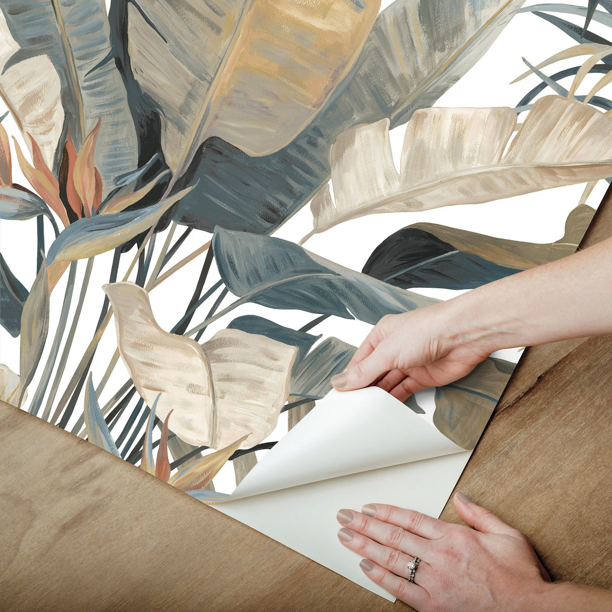 York PSW1613RL Tropical Cabana Premium Peel + Stick Wallpaper - Eade's Wallpaper