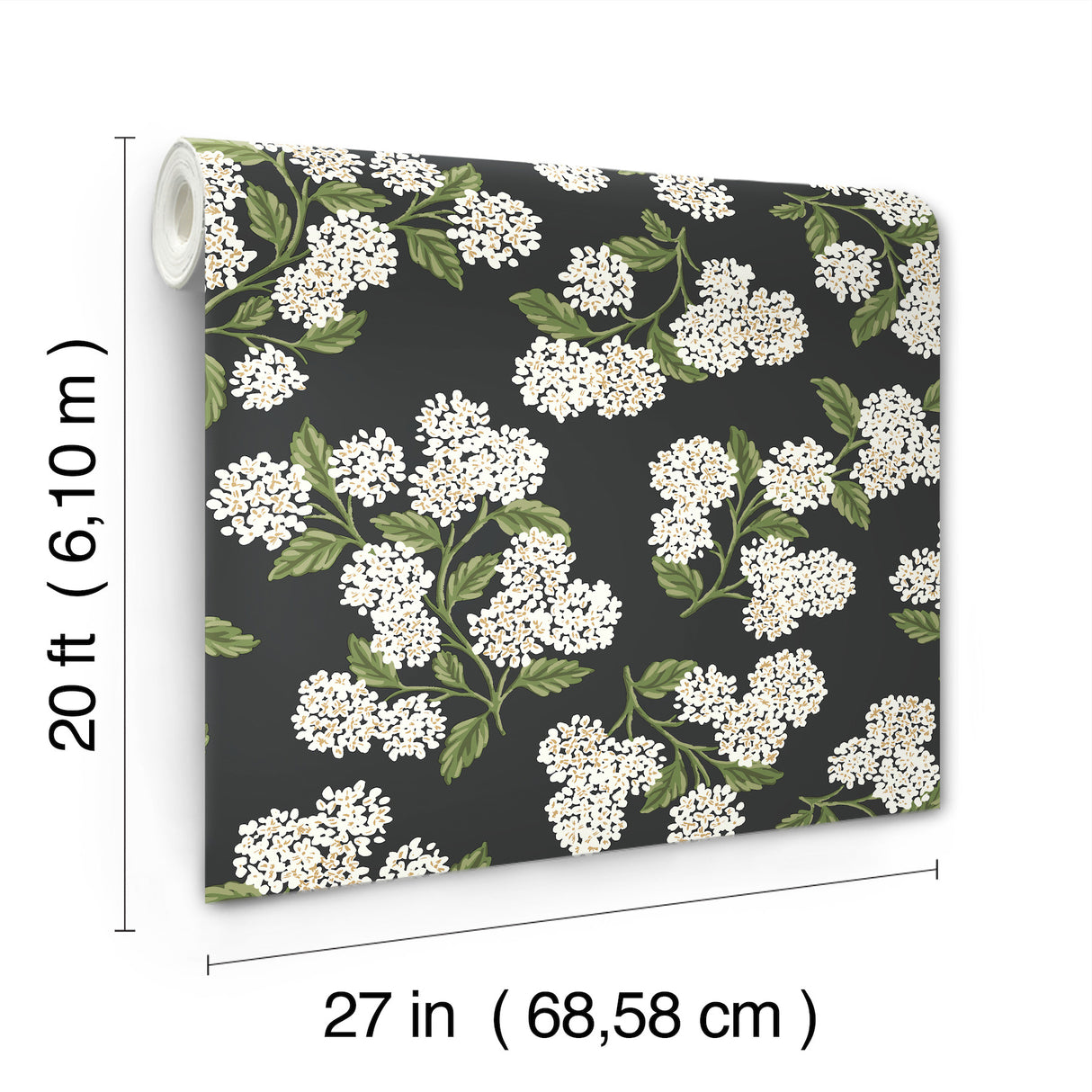 Eade’s Hydrangea Black & White