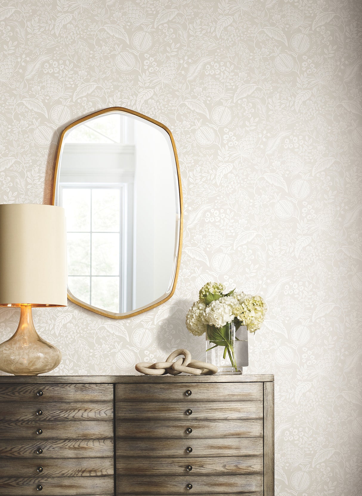 Eade’s Pomegranate Beige & White