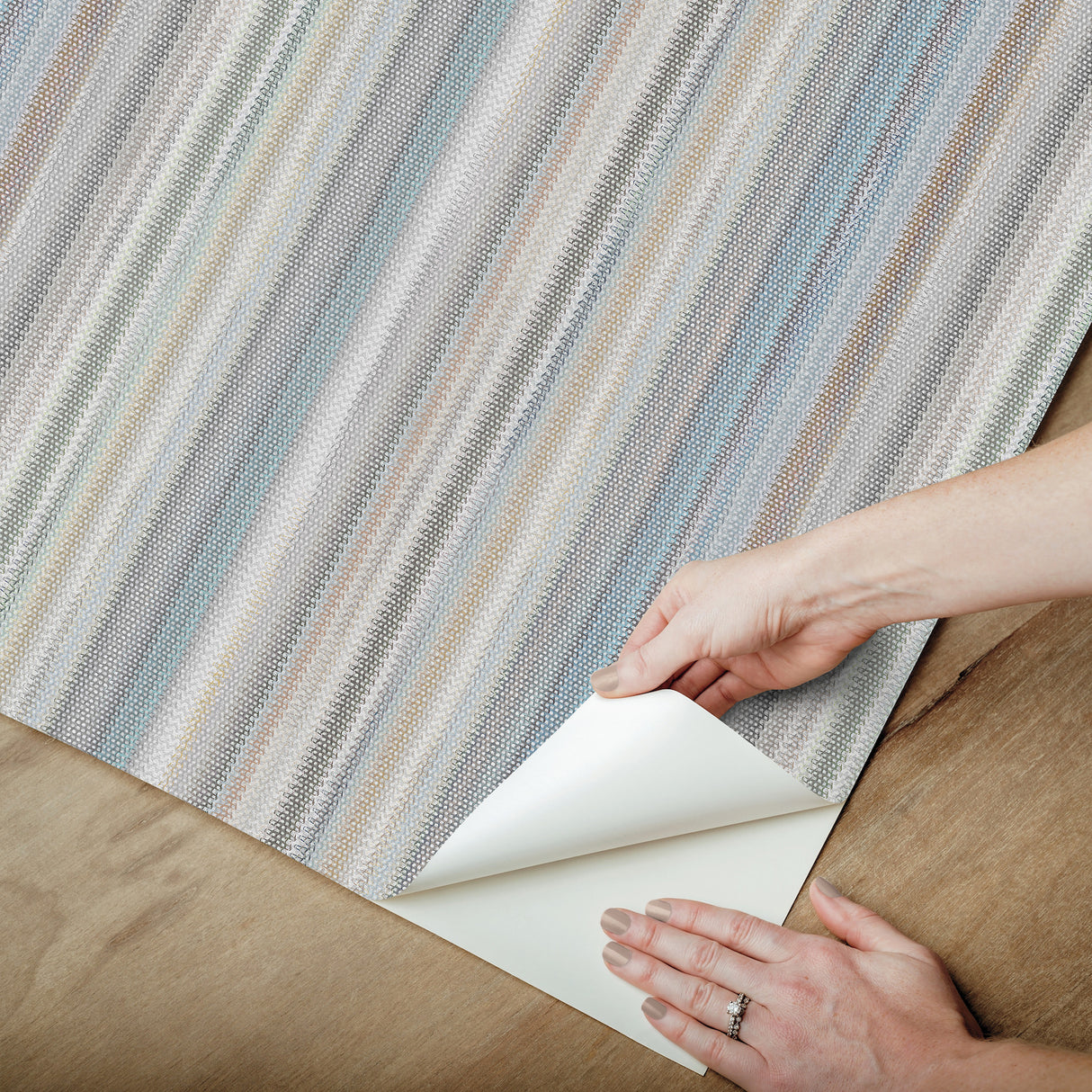 Eade’s Striped Sunset Blue Grey