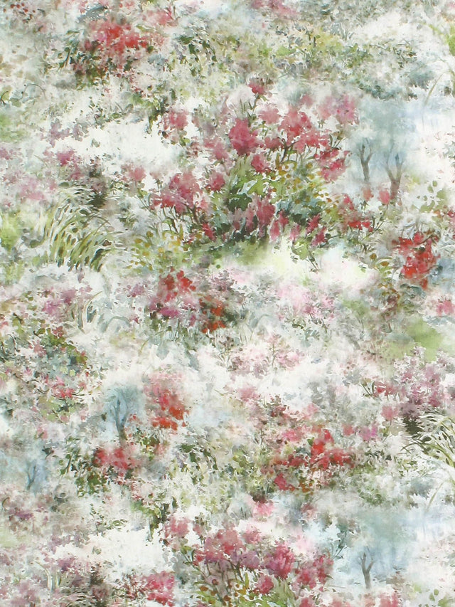 Scalamandre PS 00013066 BLUE ORCHID PARC ORIENTAL Fabric - Eade's Wallpaper