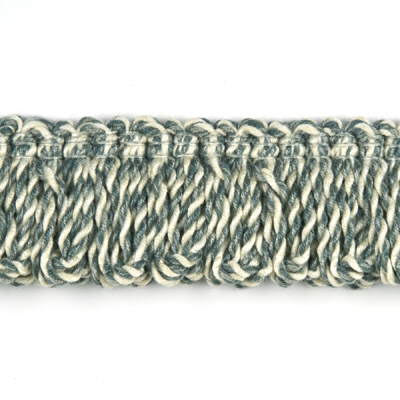 PARKERTEX PT85000.2.0 ROPE LOOP FRINGE AQUA TRIM - Eade's Wallpaper