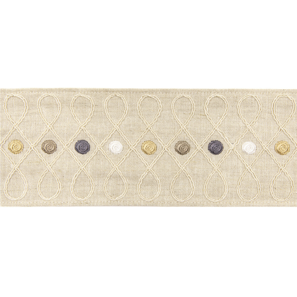 BAKER LIFESTYLE PT85026.2.0 CORDOBA BRAID STONE TRIM - Eade's Wallpaper