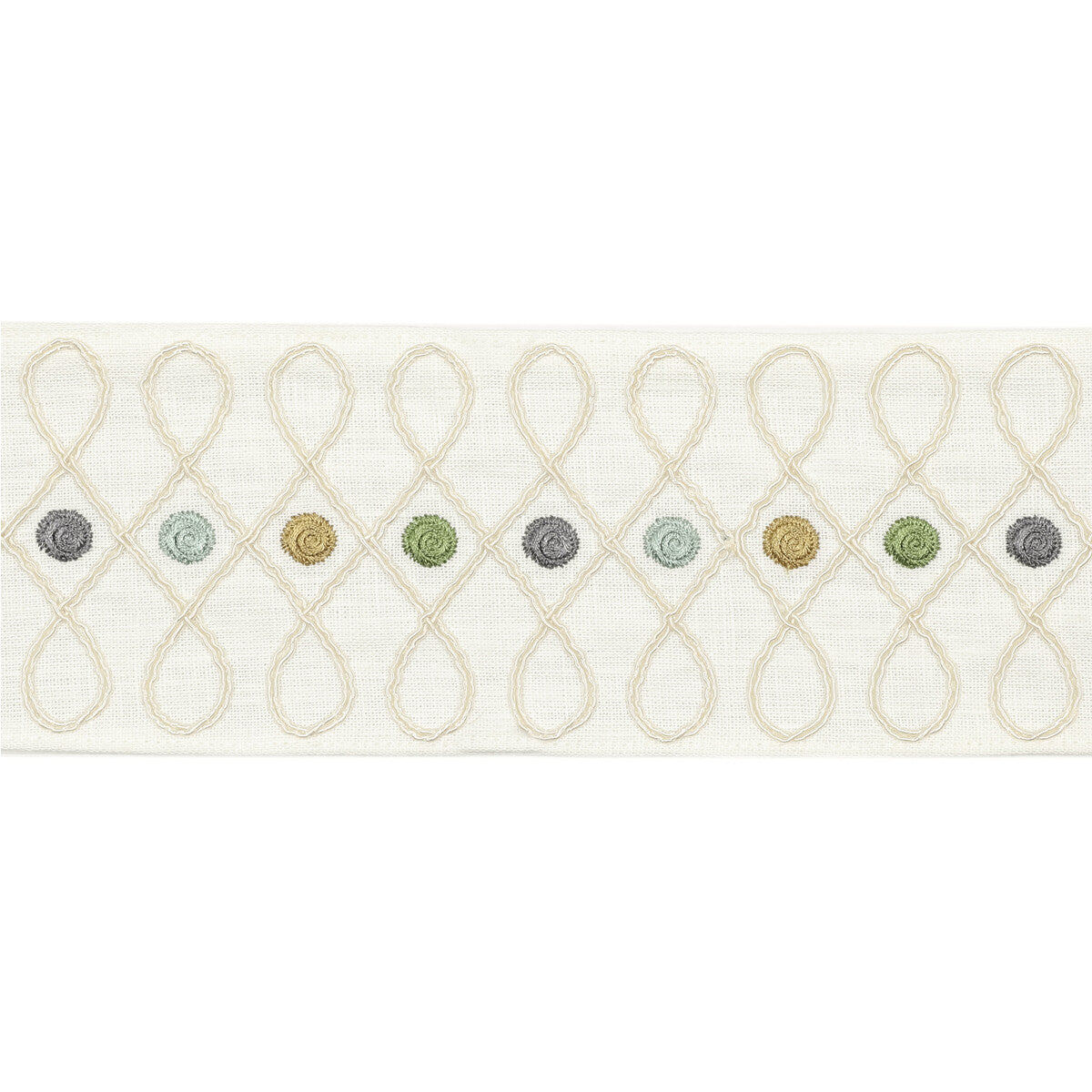 BAKER LIFESTYLE PT85026.4.0 CORDOBA BRAID AQUA TRIM - Eade's Wallpaper