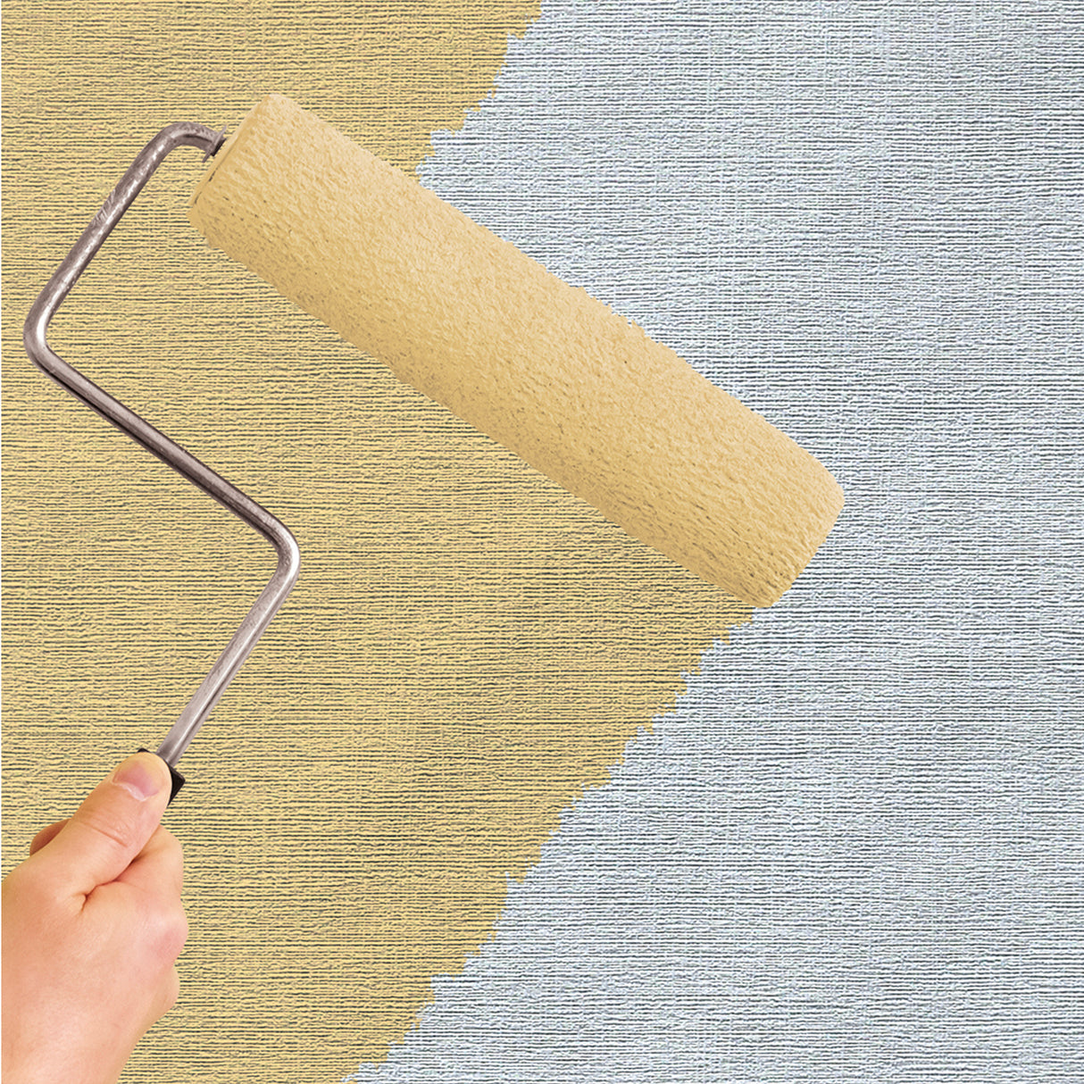 York PT9449 Tight Linen Paintable White Wallpaper