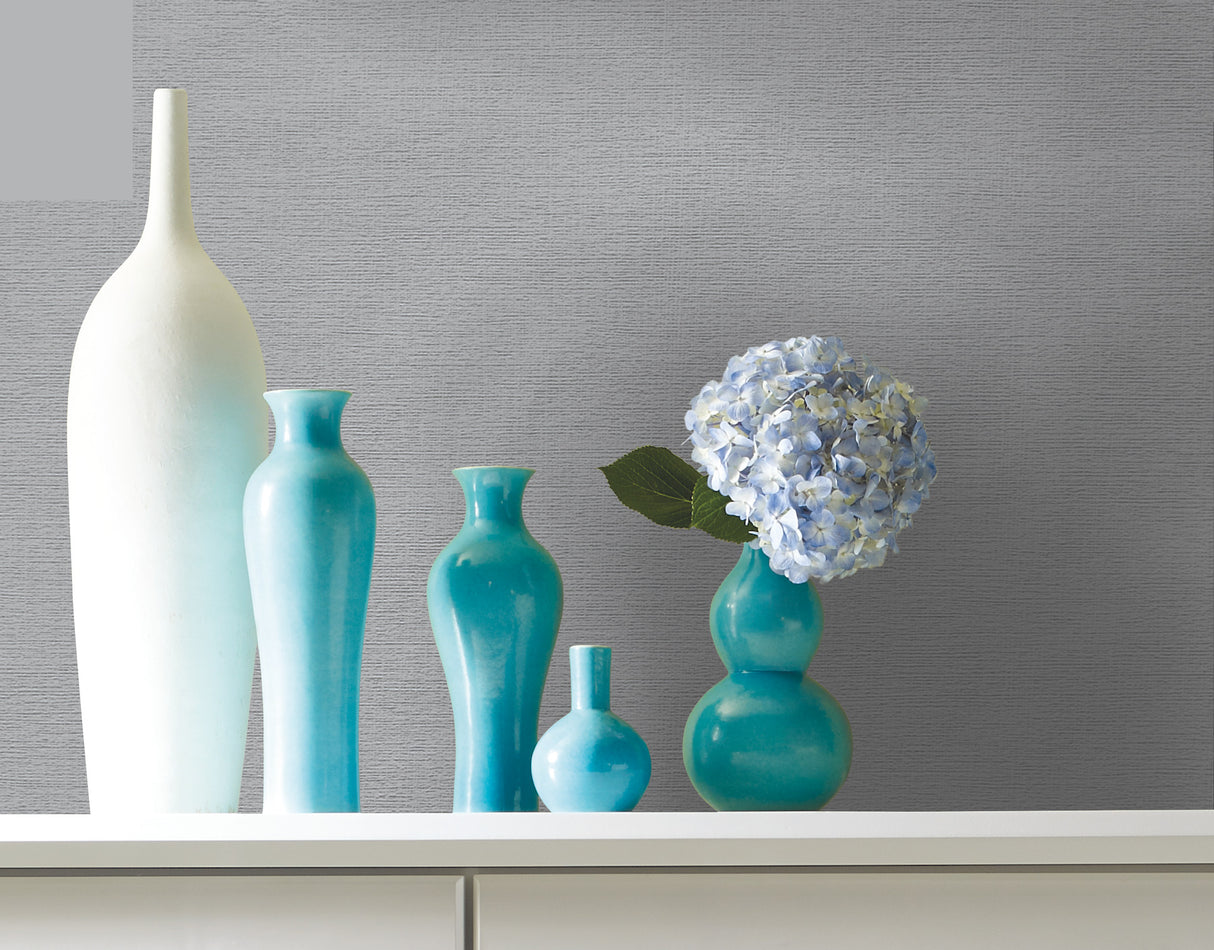 York PT9449 Tight Linen Paintable White Wallpaper