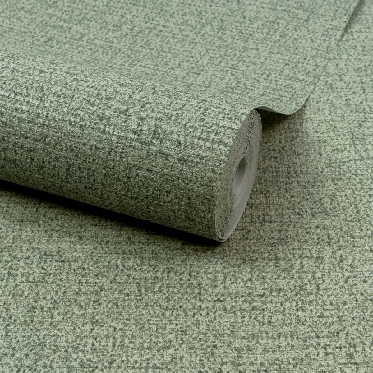 Galerie Precious Weaves Textile Plain Green Wallpaper PW1111