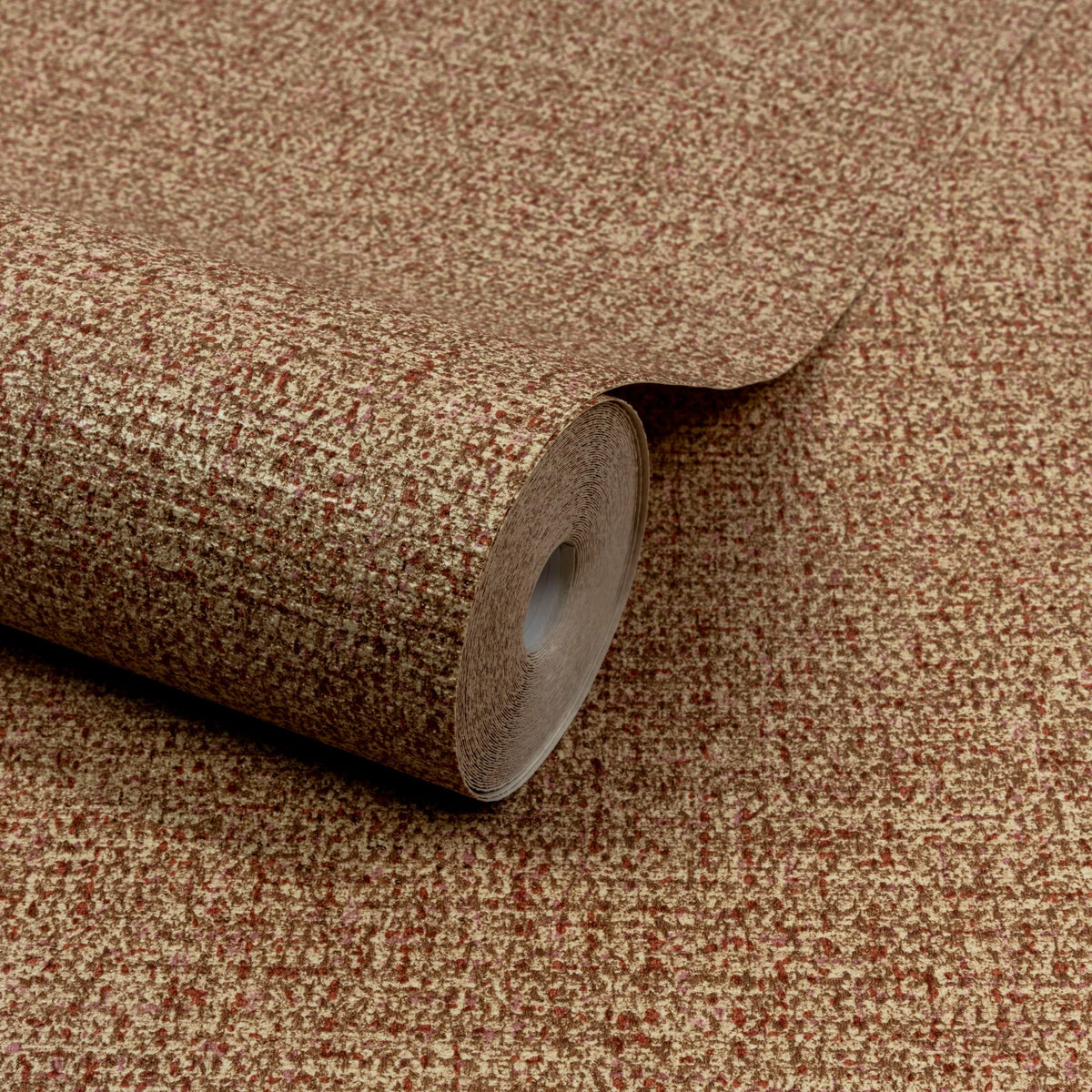 Galerie Precious Weaves Textile Plain Orange Wallpaper PW111