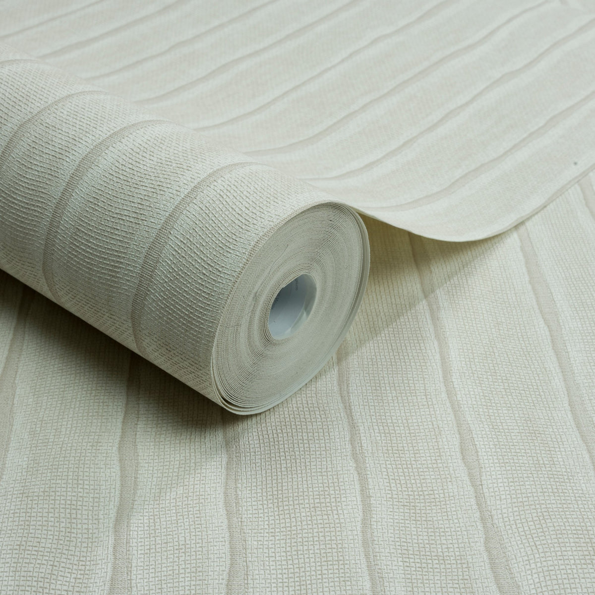 Galerie Precious Weaves Irregular Stripes Beige Wallpaper PW