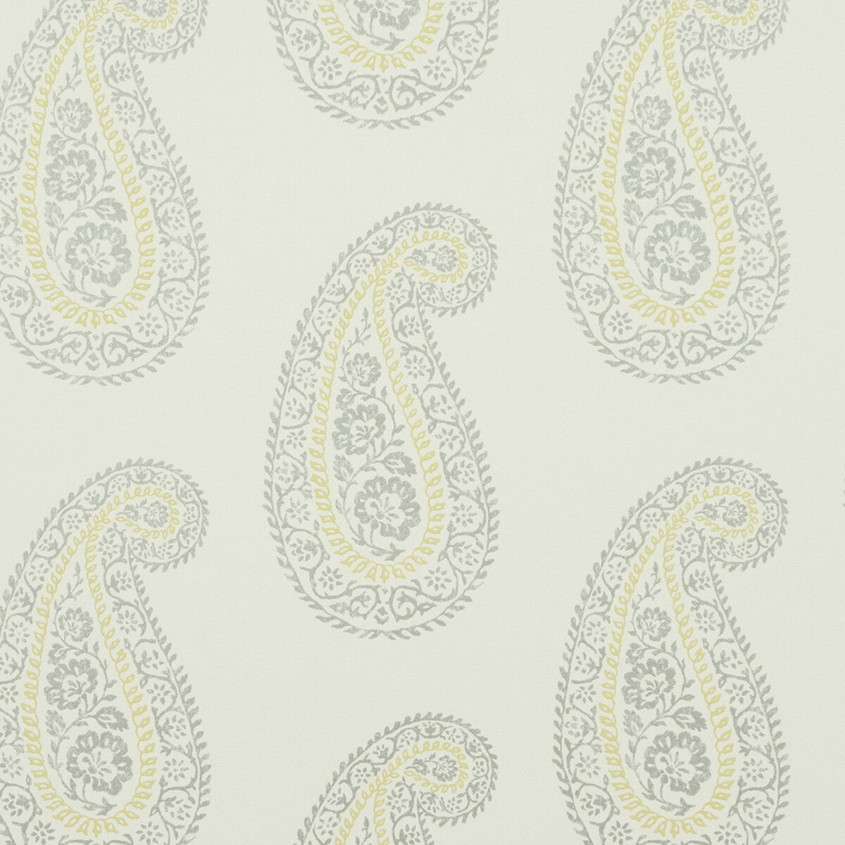 BAKER LIFESTYLE PW78036.2.0 MADIRA GREY/YELLOW Wallpaper - Eade's Wallpaper