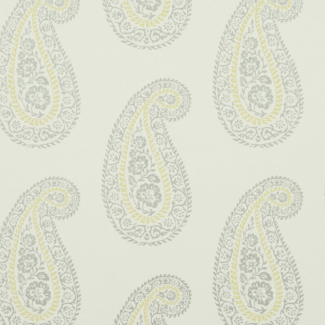 BAKER LIFESTYLE PW78036.2.0 MADIRA GREY/YELLOW Wallpaper - Eade's Wallpaper