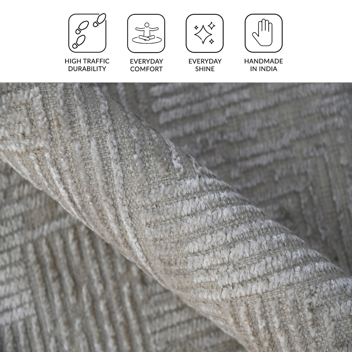 Amer Rugs QUA-1 Quartz Contemporary Area Rug