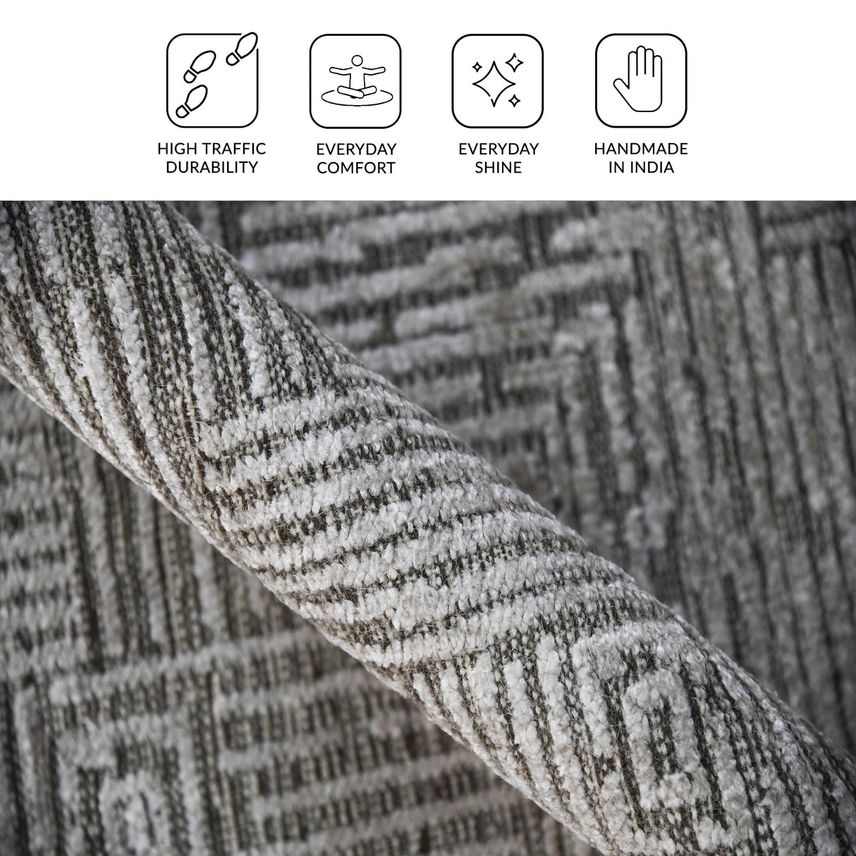 Amer Rugs QUA-4 Quartz Contemporary Area Rug