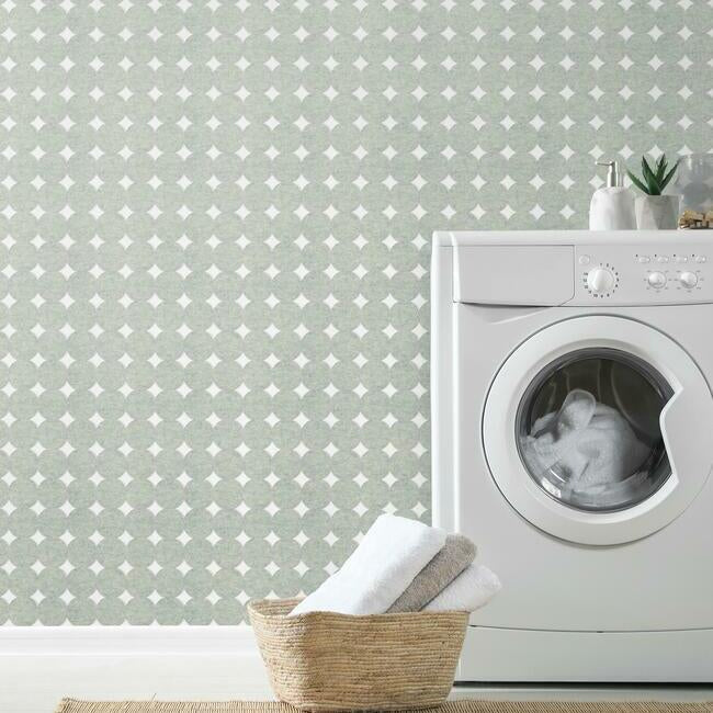 QuietWall QWS1016 Modern Circles Acoustical Peel + Stick Tiles - Eade's Wallpaper
