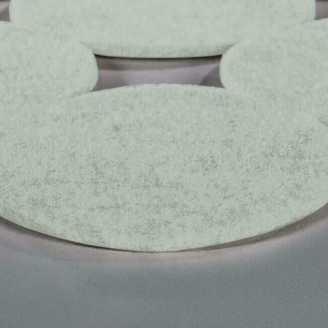 QuietWall QWS1017 Modern Circles Acoustical Peel + Stick Tiles - Eade's Wallpaper