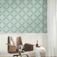 QuietWall QWS1021 Botanical Trellis Acoustical Peel + Stick Tiles - Eade's Wallpaper