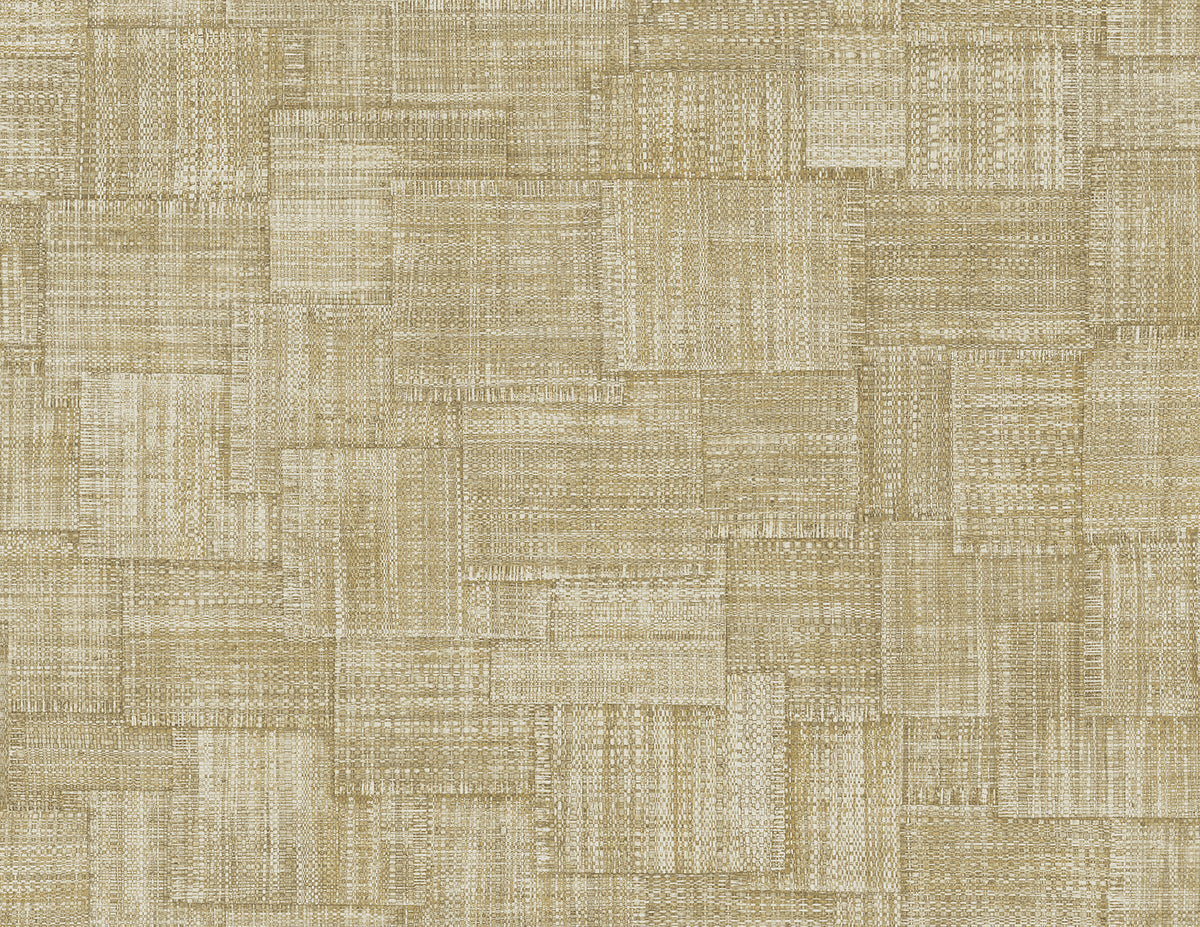 Seabrook Designs RA41705 Woven Blocks Wallpaper