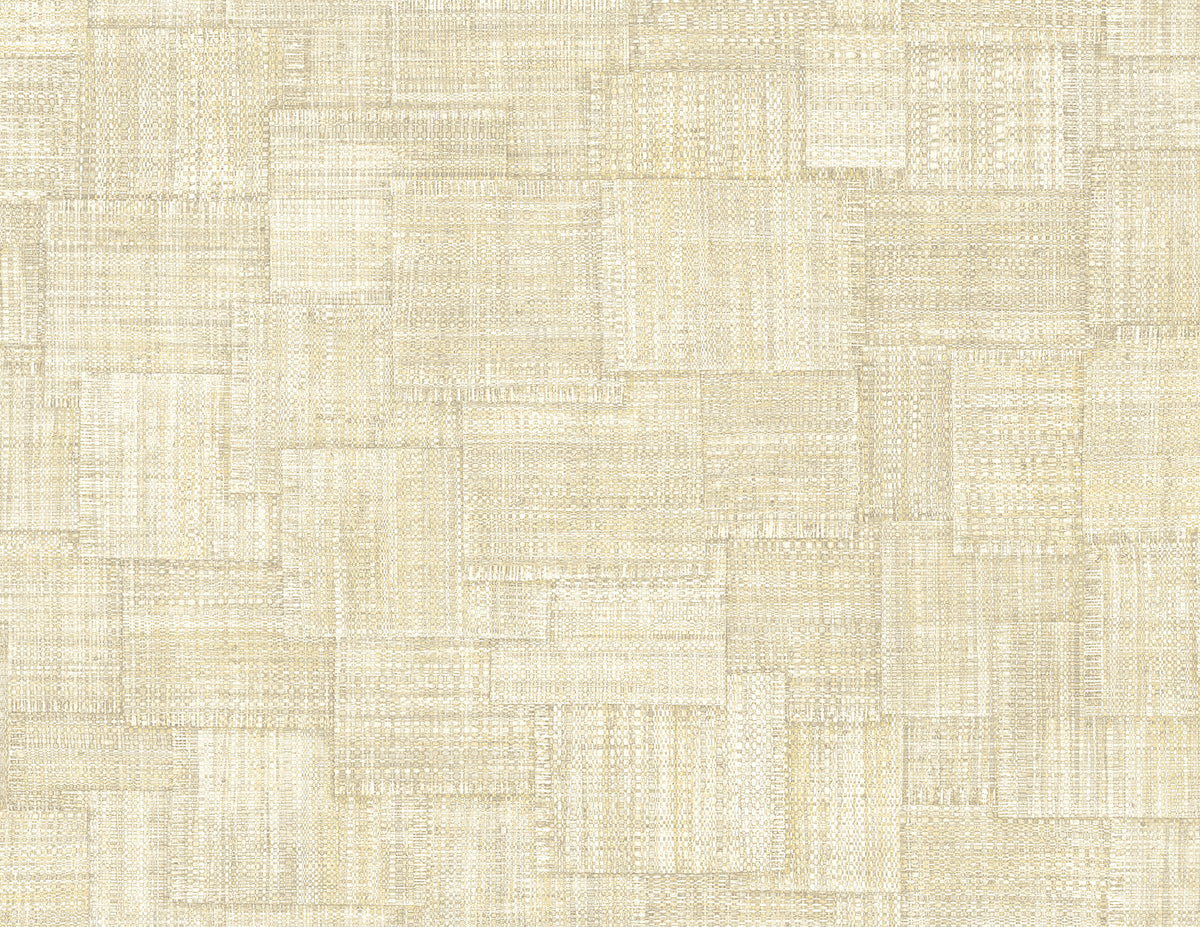 Seabrook Designs RA41709 Woven Blocks Wallpaper