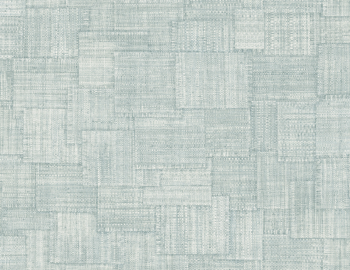 Seabrook Designs RA41716 Woven Blocks Wallpaper