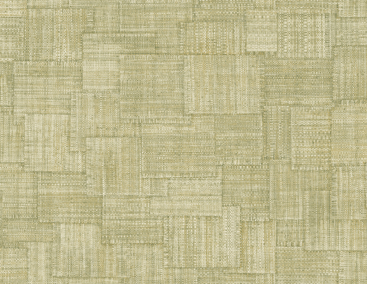 Seabrook Designs RA41717 Woven Blocks Wallpaper