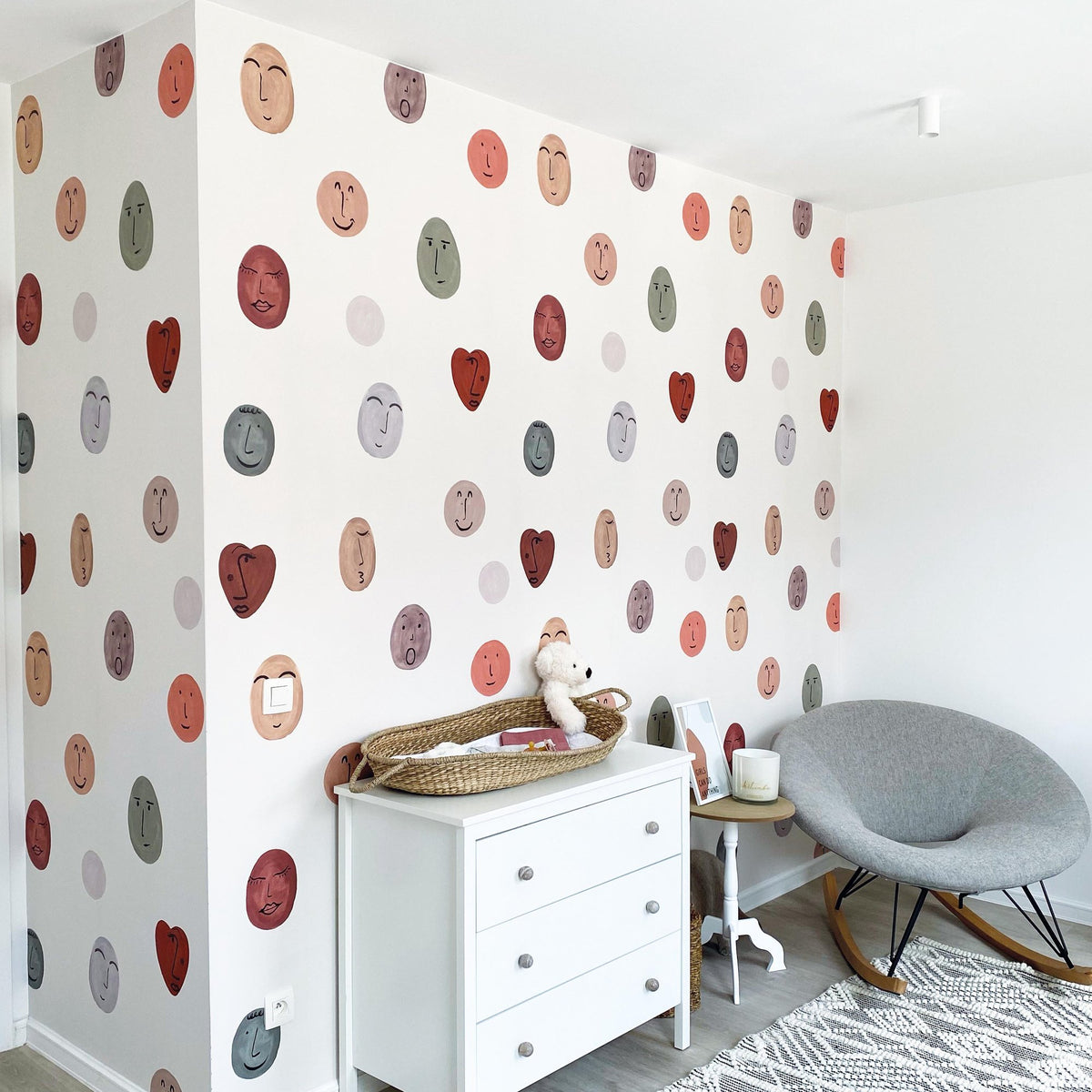 Galerie Day Dreamers Smileys Multi-colored Mural RB307