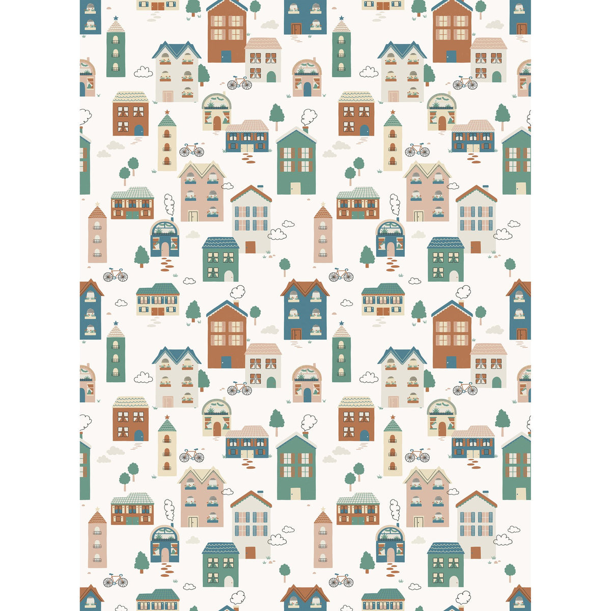Galerie Day Dreamers Wood plain Multi-colored Mural RB393