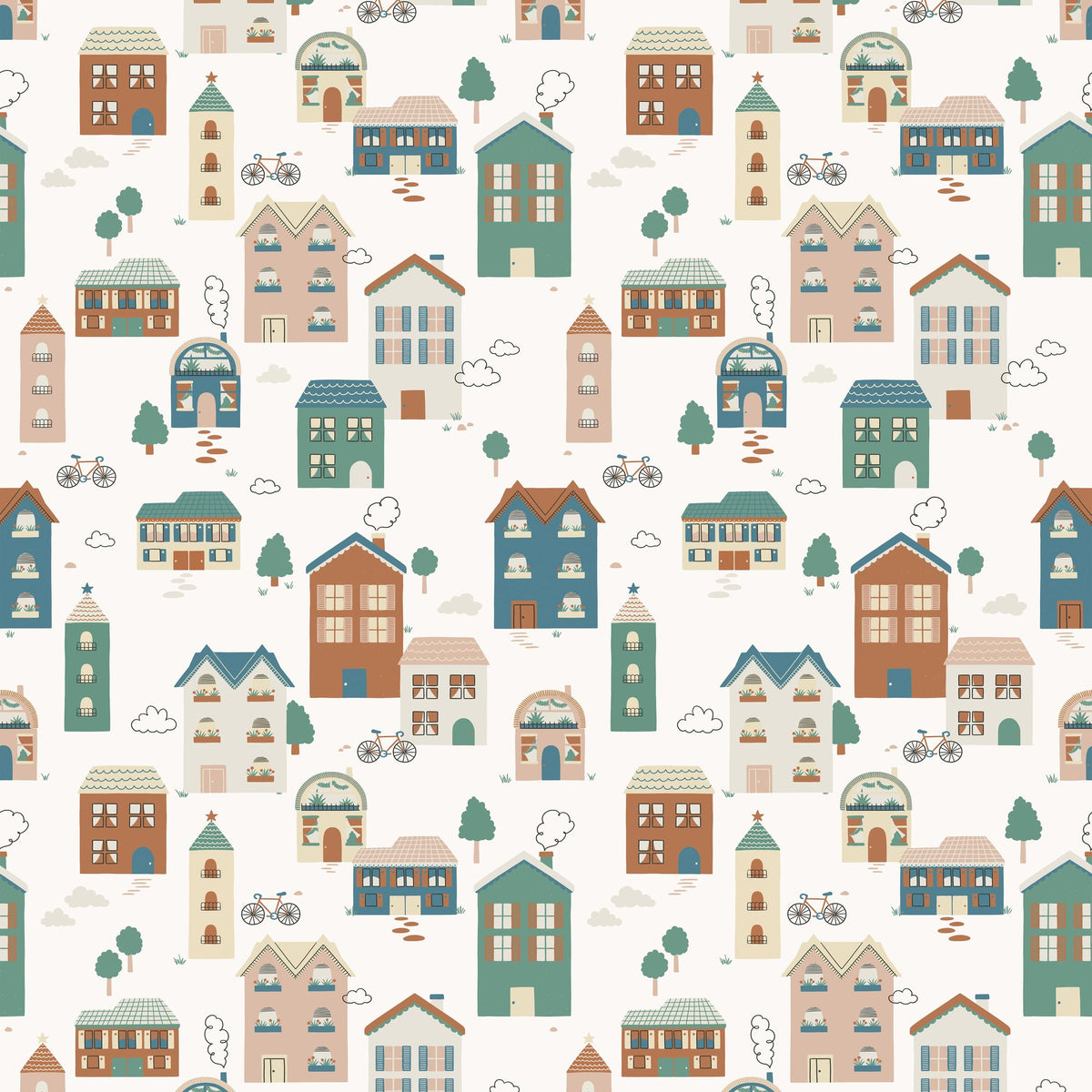 Galerie Day Dreamers Wood plain Multi-colored Mural RB393