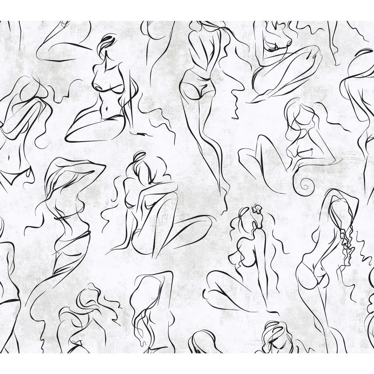 York RB4323 Barely There Black/White Pearl Wallpaper