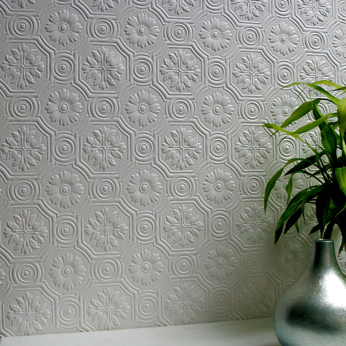 Brewster RD0151 Spencer Paintable Supaglypta Wallpaper